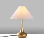 Opviq Luna - 15260 Lámpara de Mesa Dorado y Blanco